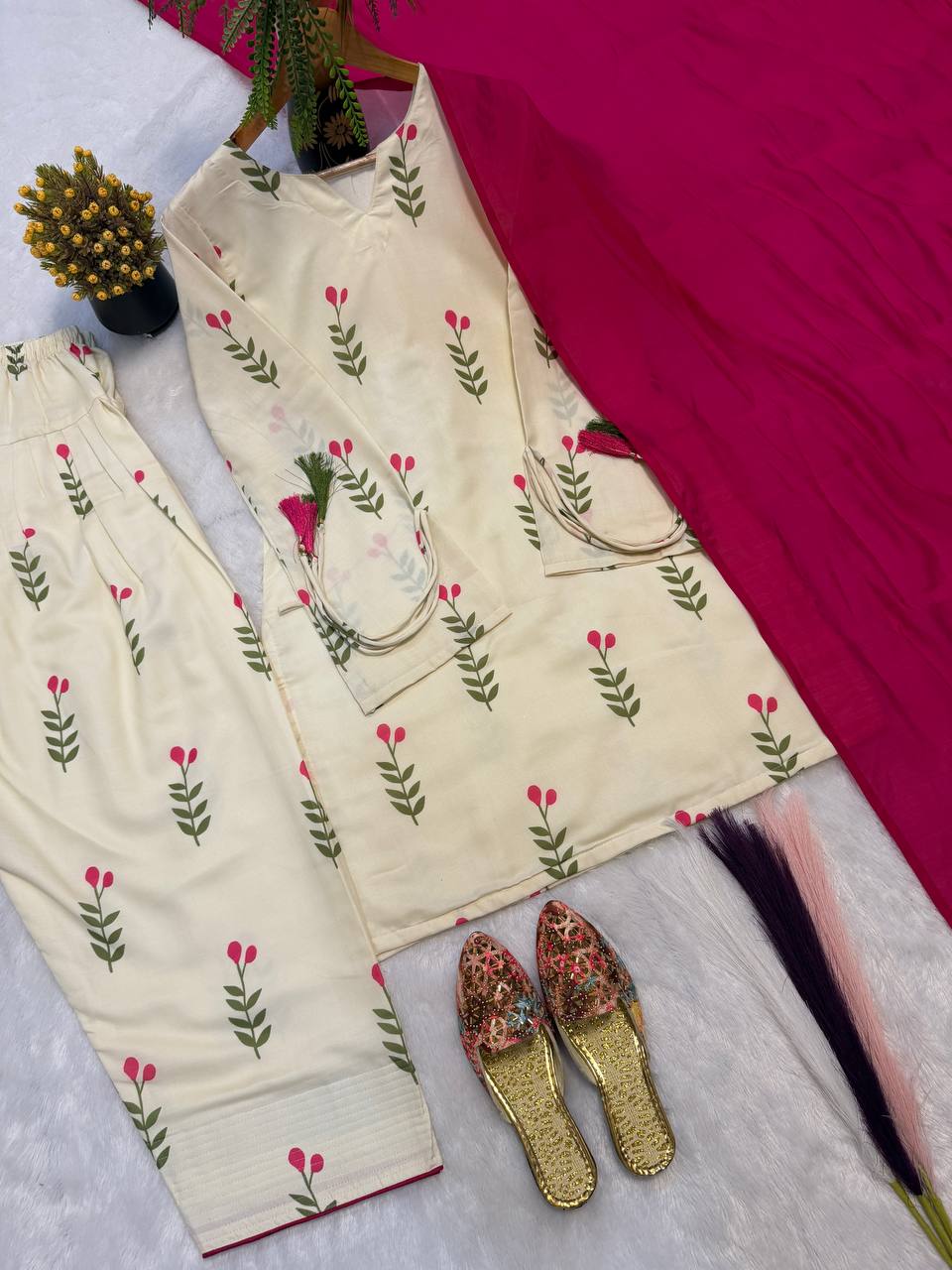 The Ethereal Ivory Floral Heritage Set